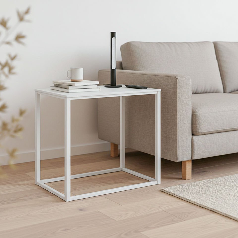 Stark 55 Yan Sehpa Beyaz