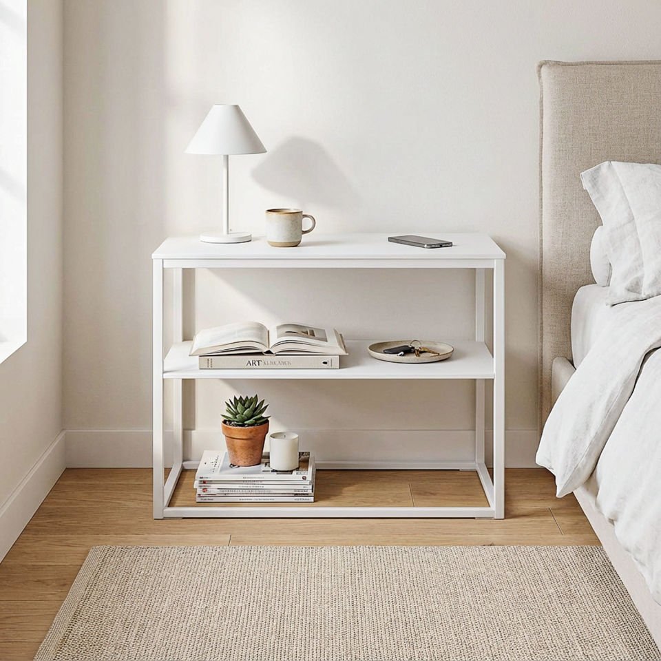 Stark 72 Komodin Beyaz