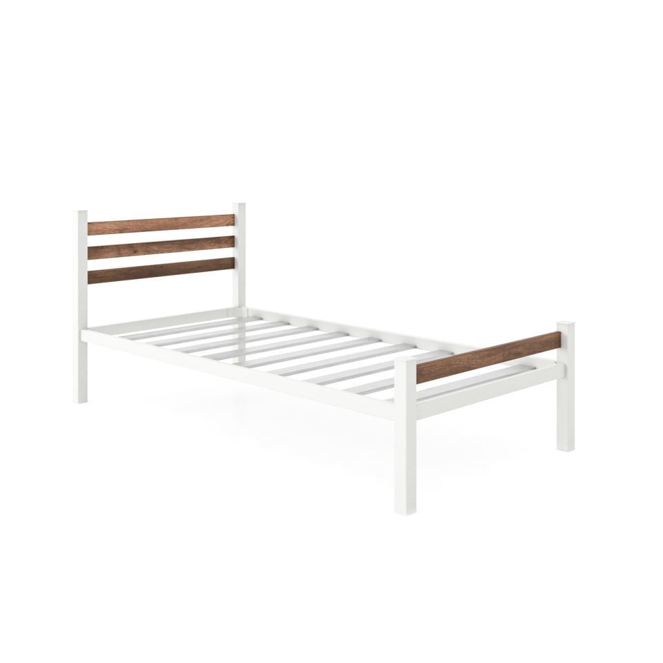 Hercules 90x190 Tek Kişilik Karyola Beyaz