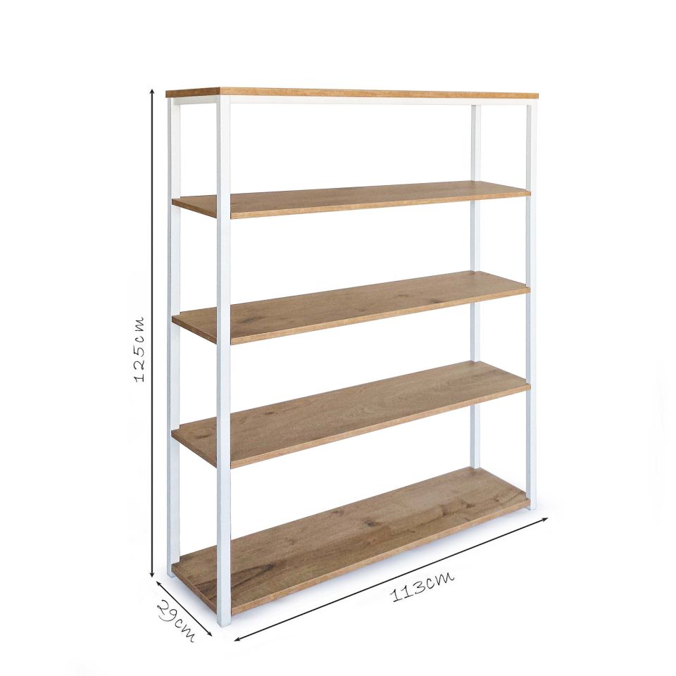 Connell 113 Kitaplık BEYAZ-MEŞE
