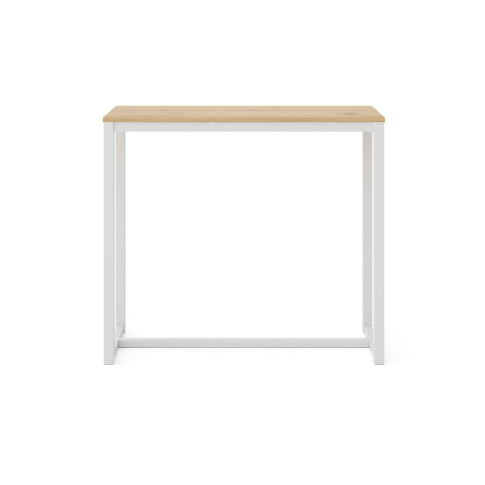 Hector 113 Bar Masası Beyaz-Meşe