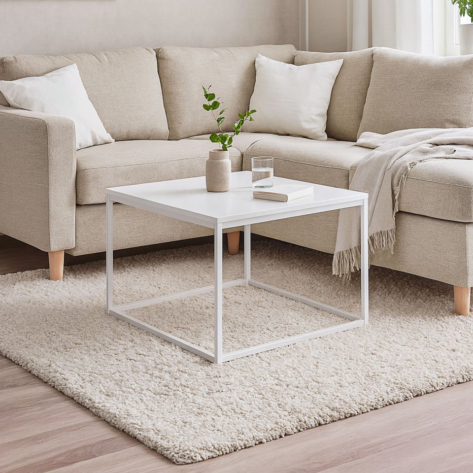 Grace's 68 Orta Sehpa Beyaz-Beyaz