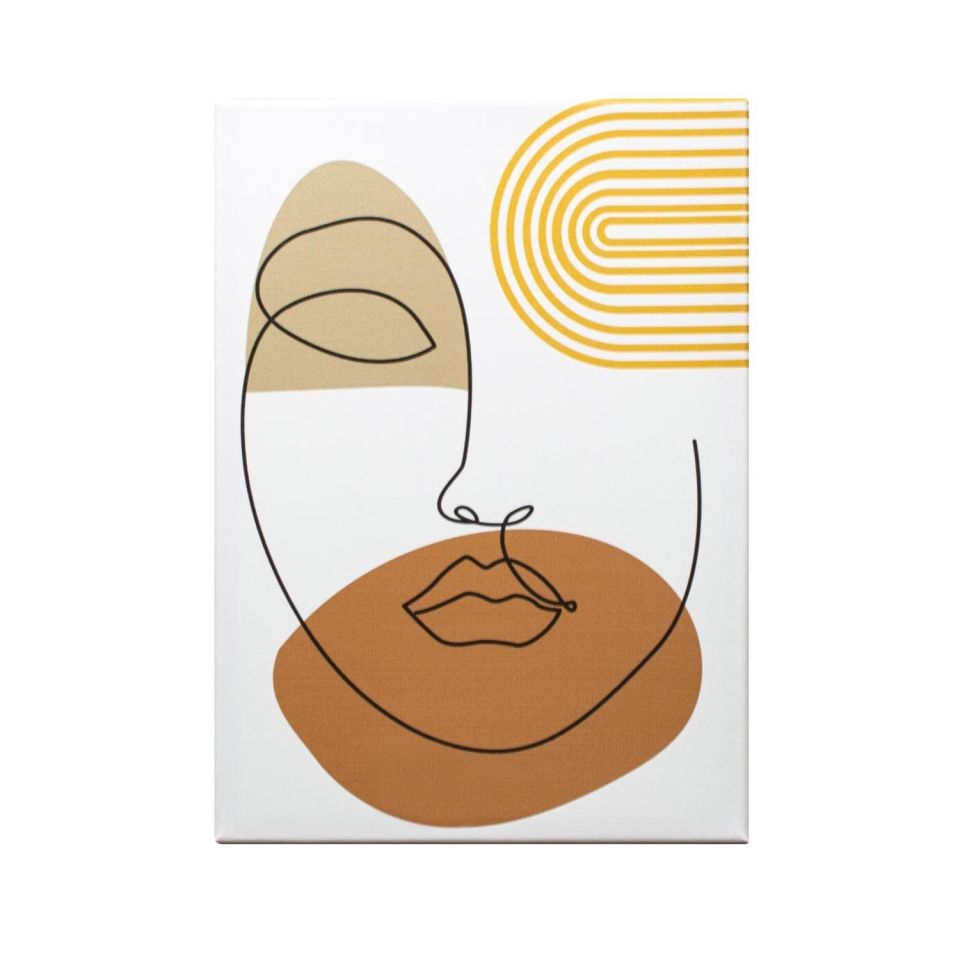 Kadın Silüeti Minimalist Tablo 50CMX70CM
