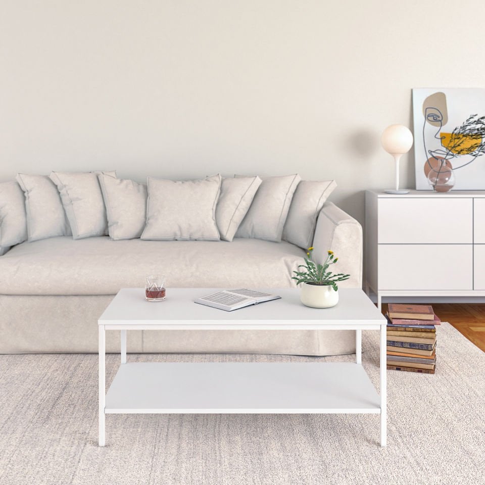 Connell 107 Orta Sehpa BEYAZ-BEYAZ