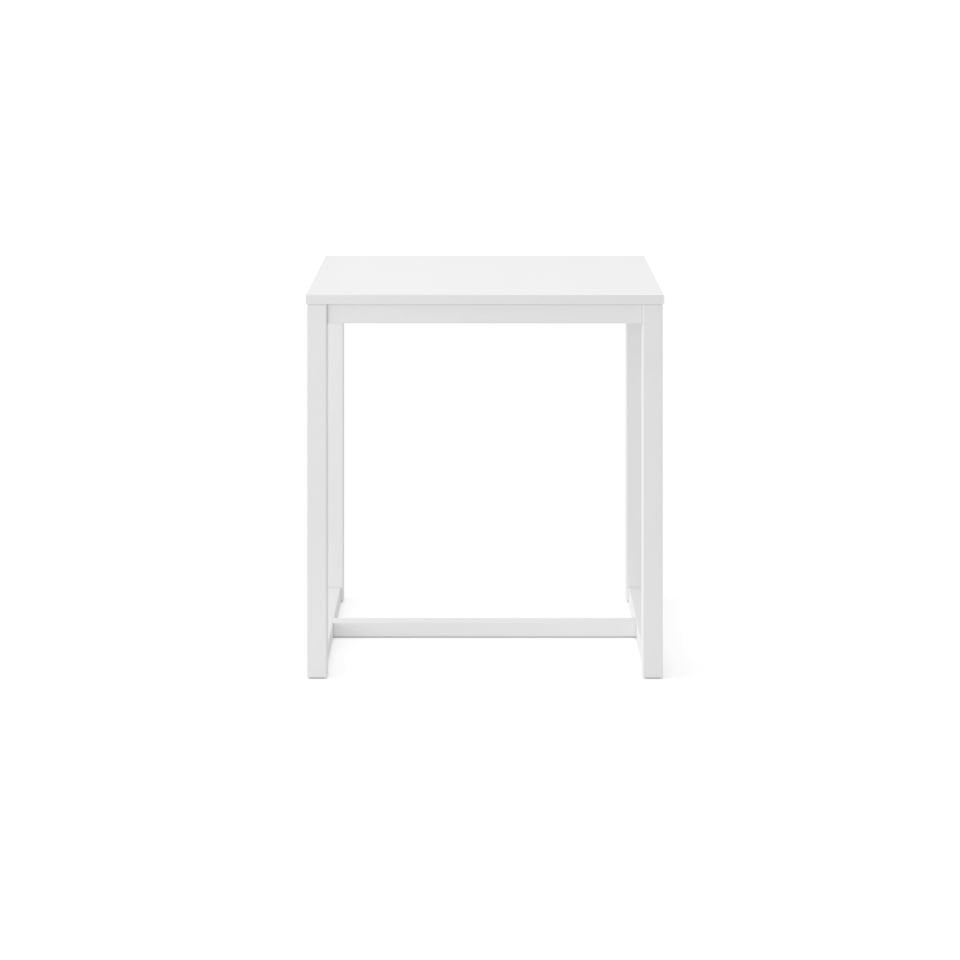 Hector 72 Snack Masası Beyaz-Beyaz