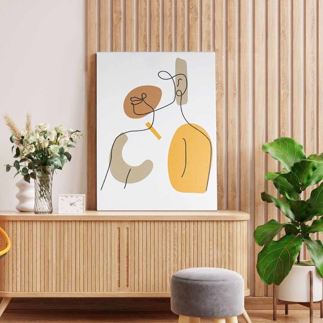 Kadın Silüeti Minimalist Tablo 30CMX40CM