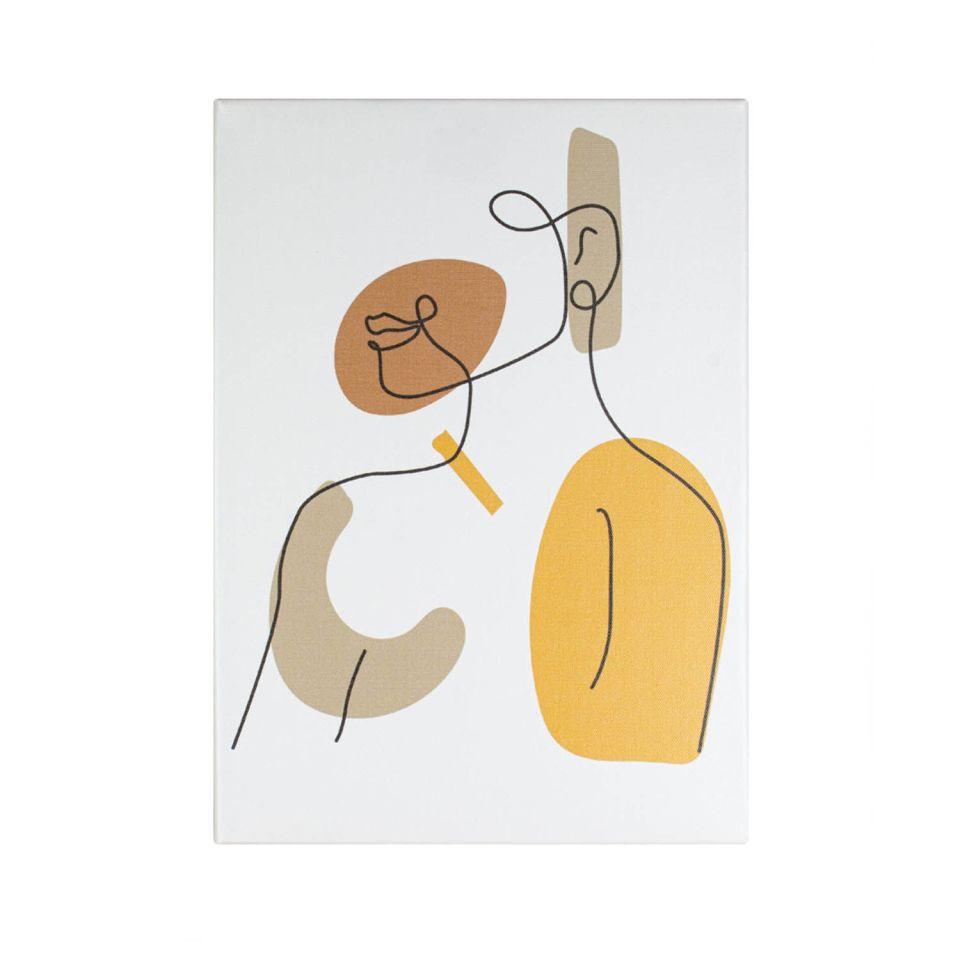Kadın Silüeti Minimalist Tablo 30CMX40CM