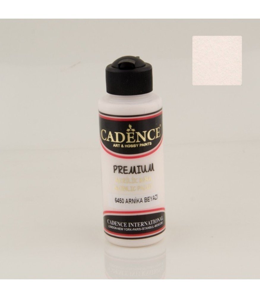 Cadence Akrilik Boya 6450 Arnika Beyazı Ahşap Boyası 120ML