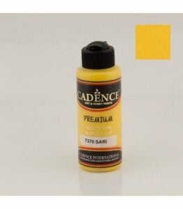 Cadence Akrilik Boya 7370 Sarı Ahşap Boyası 120ML