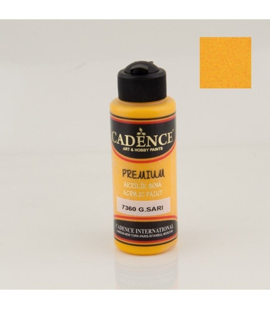 Cadence Akrilik Boya 7360 G.Sarı Ahşap Boyası 120ML