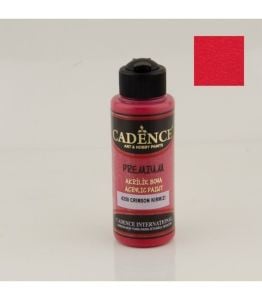 Cadence Akrilik Boya 4350 Crimson Kırmızı Ahşap Boyası 120ML