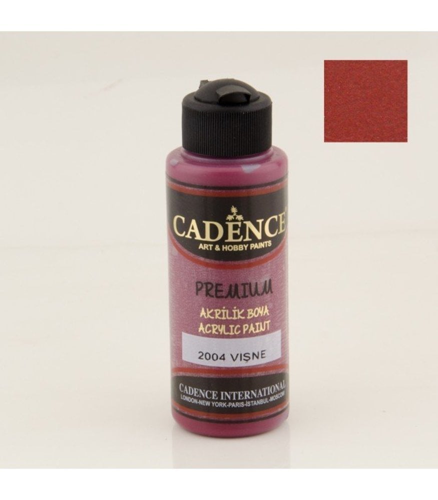 Cadence Akrilik Boya 2004 Vişne Ahşap Boyası 120ML