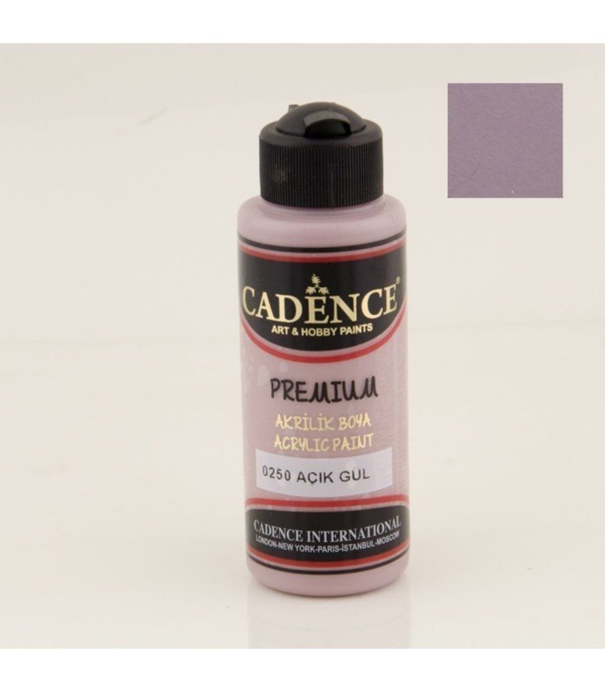 Cadence Akrilik Boya 0250 Açık Gül Ahşap Boyası 120ML