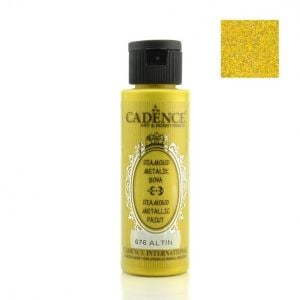 Cadence Diamond Metalik Boya - 676 Altın 70ML