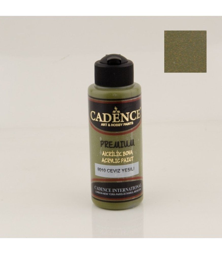 Cadence Akrilik Boya 8010 Ceviz Yeşili Ahşap Boyası 120ML