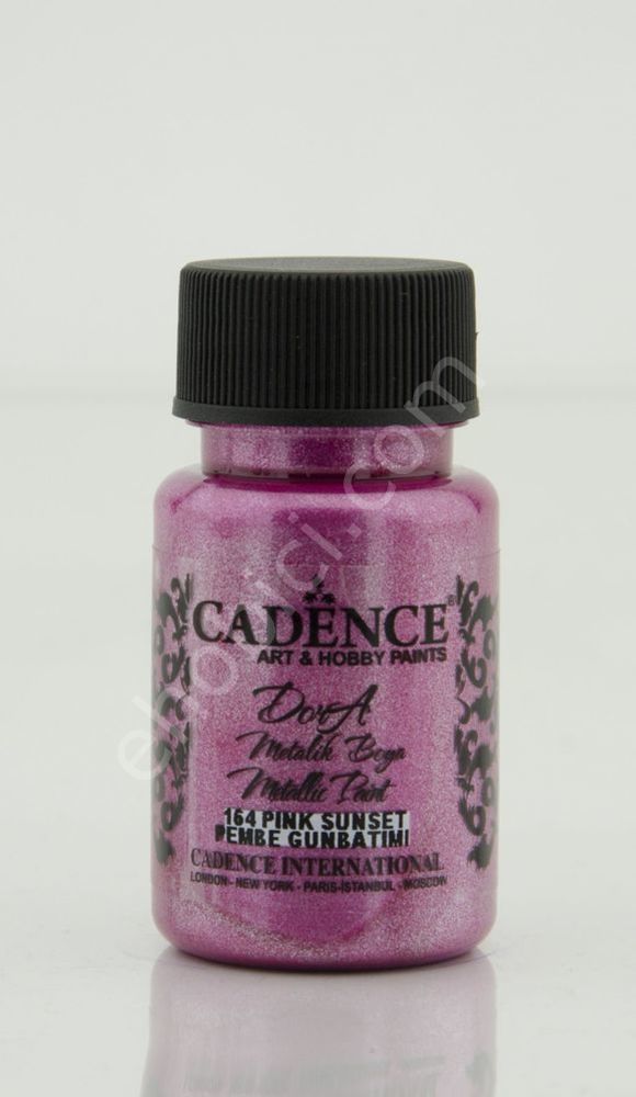 Cadence Dora Metalik Boya 164 Pembe Günbatımı 50ML