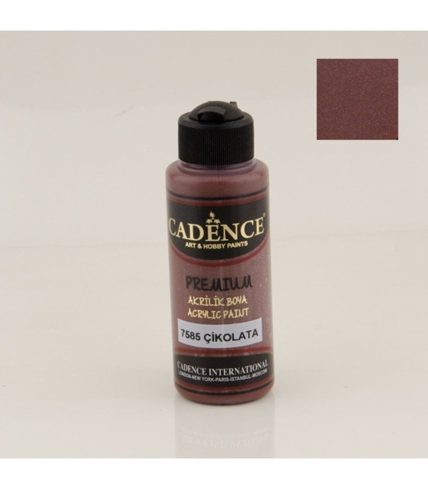 Cadence Akrilik Boya 7585 Çikolata Ahşap Boyası 120ML