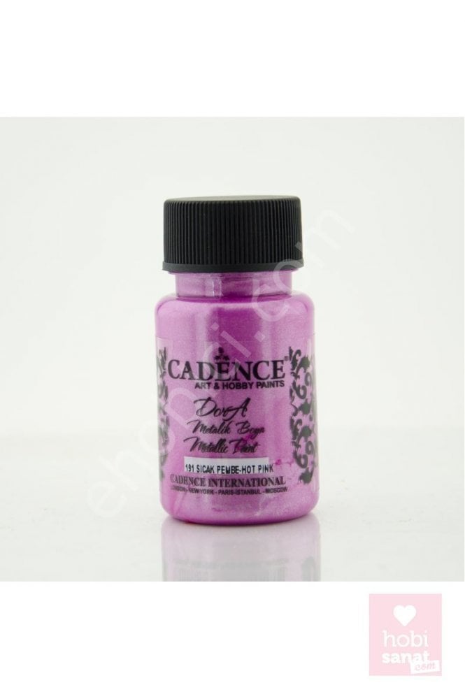 Cadence Dora Metalik Boya 191 Sıcak Pembe 50ML