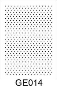 Geometrik Desenler Stencil Şablon (21x30) GE-014