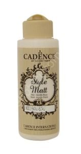 Cadence Style Matt Akrilik Boya S9003 Ekru 120ml