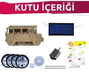 Güneş Enerjili Jeep Yapım Seti