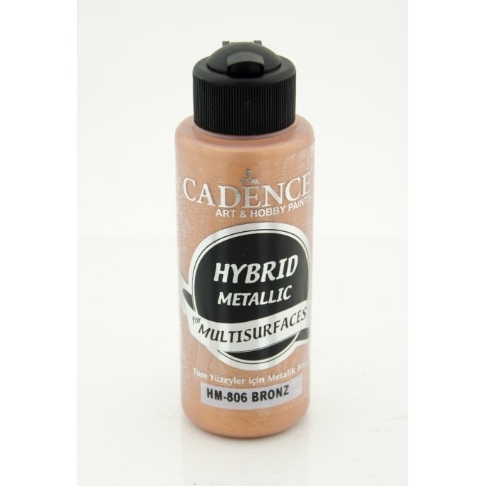 Cadence Hibrit Metalik Multisurface Boya H806 Bronz 120ml