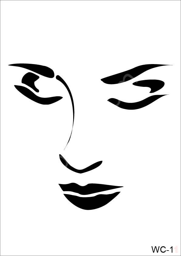 Cadence Stencil Şablon A4 Woman Collection WC-11