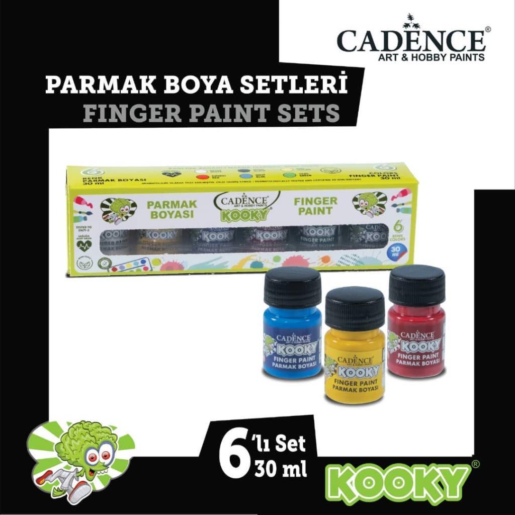 Cadence Kooky Parmak Boyası 30ml 6 lı Set