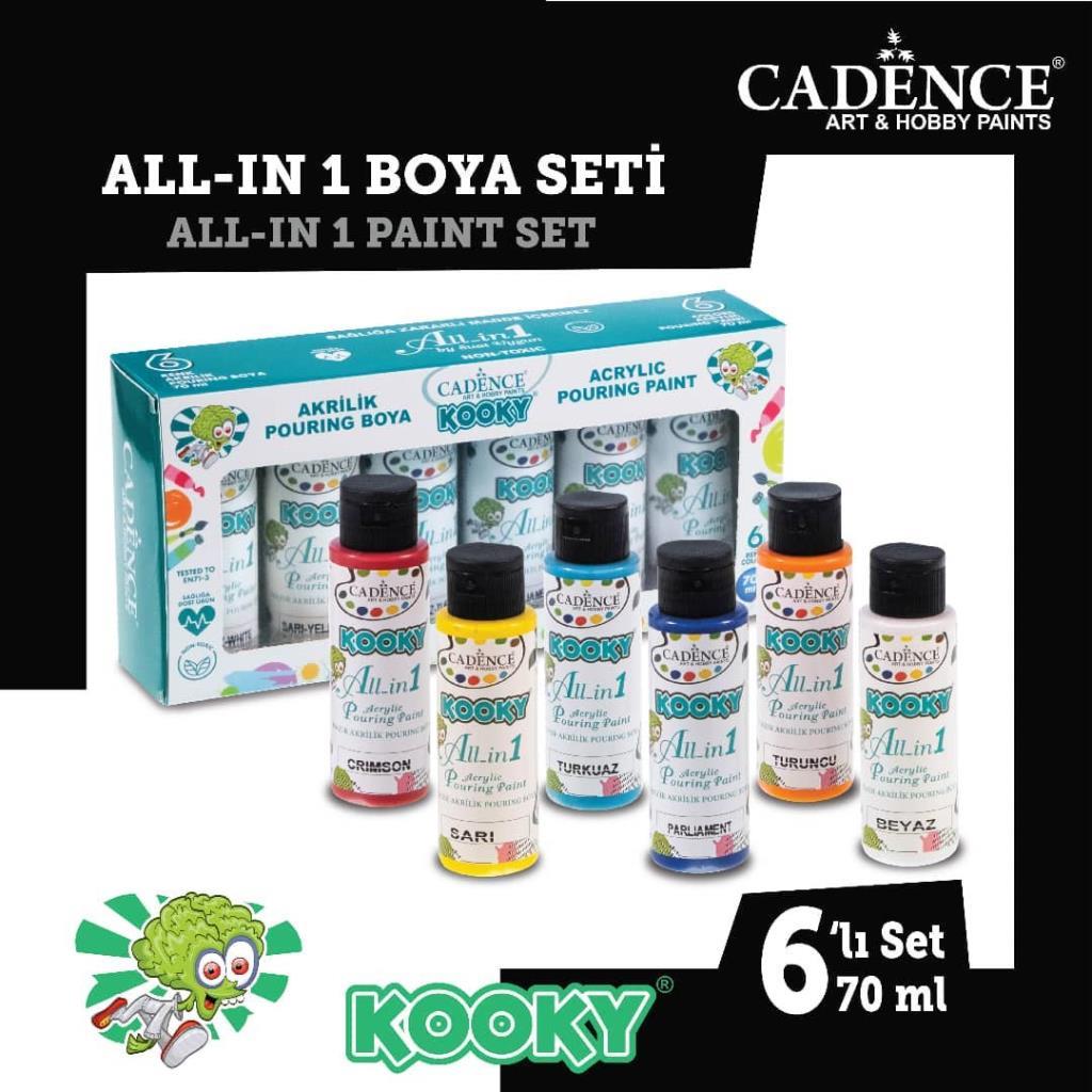 Cadence Kooky Pouring 70ml 6 lı Set