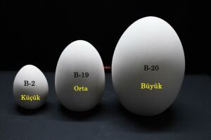 Seramik Büyük Boy Yumurta B-20 - 19cm