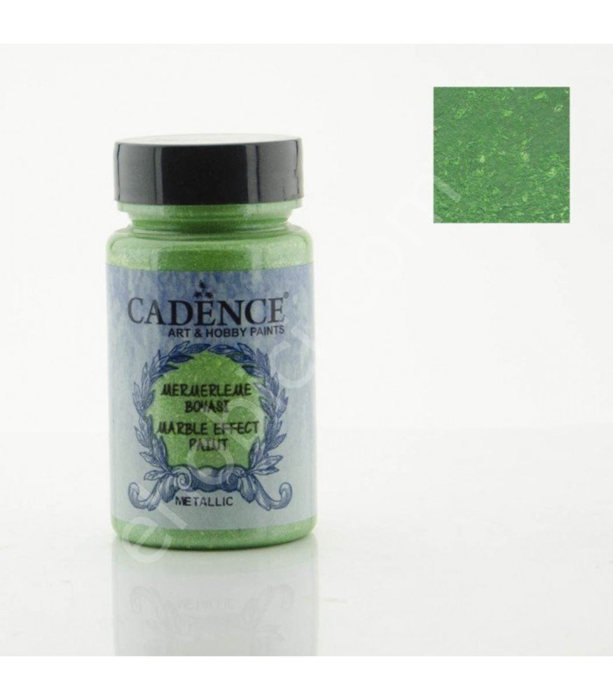 Cadence Marble Efect Metalik - Mermerleme Boyası 184 Koyu Yeşil