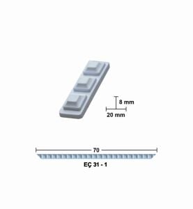 Bükülebilir Esnek Çıta 70cm EÇ-31-1