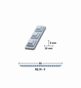 Bükülebilir Esnek Çıta 60cm EÇ-31-3