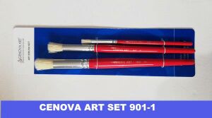 Cenova Art Stencil Fırça 3 lü Set 902/1