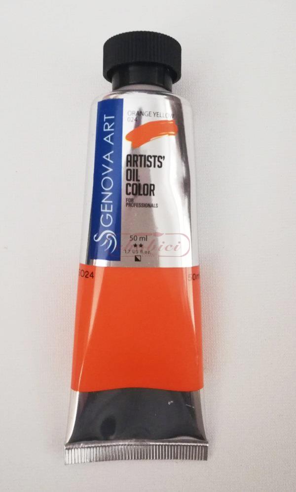 Cenova Art Profesyonel Yağlı Boya 24 Orange Yellow 50ml