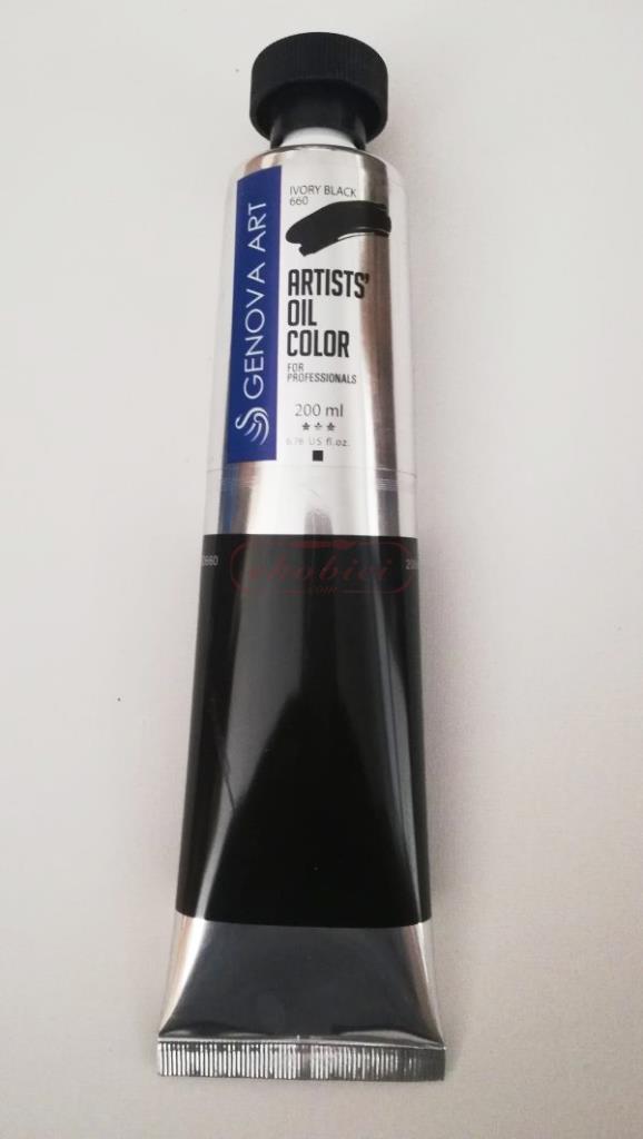 Cenova Art Profesyonel Yağlı Boya 660 İvory Black 200ml