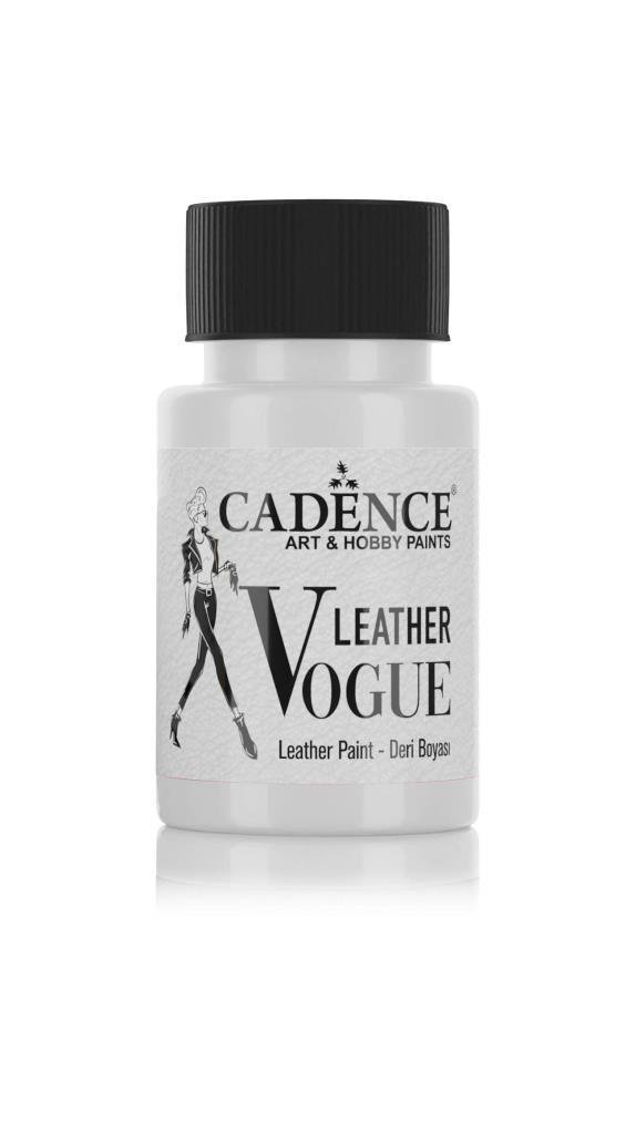 Cadence Deri Boyası Opak LV-01 Beyaz 50ml Leather Vouge Paint