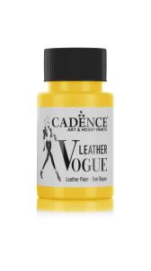 Cadence Deri Boyası Opak LV-02 Sarı 50ml Leather Vouge Paint