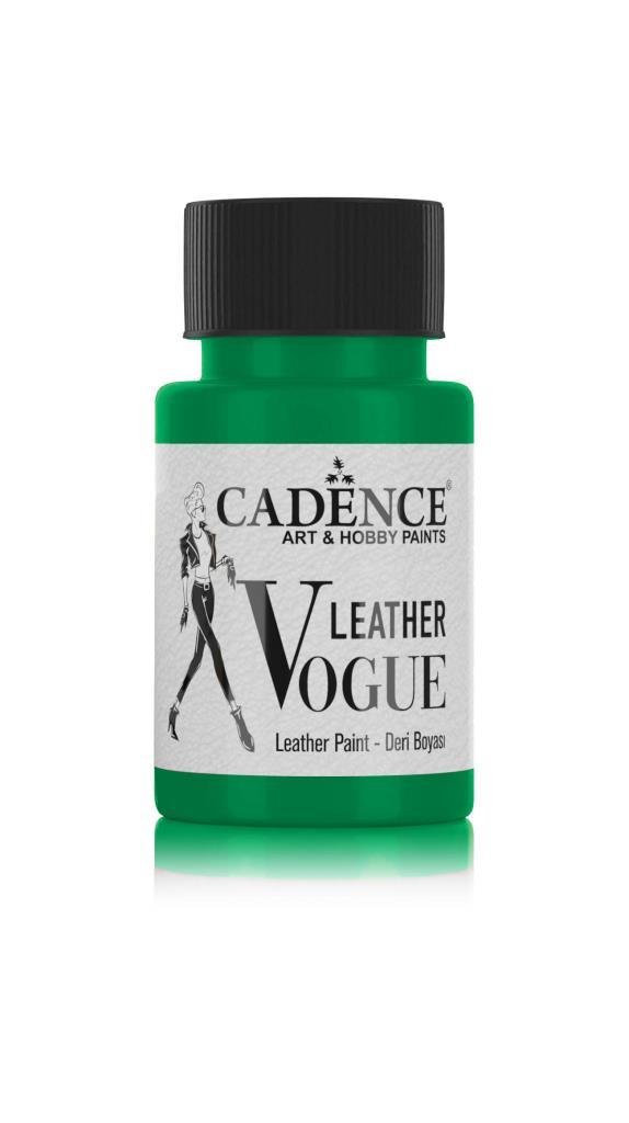 Cadence Deri Boyası Opak LV-10 Yeşil 50ml Leather Vouge Paint