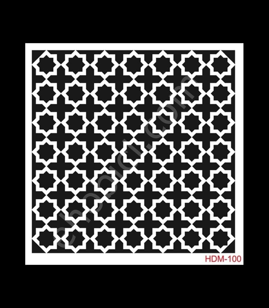 HDM100 Cadence Home Dekor Stencil 25x25