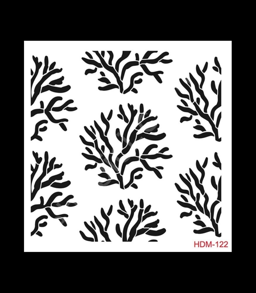 HDM122 Cadence Home Dekor Stencil 25x25