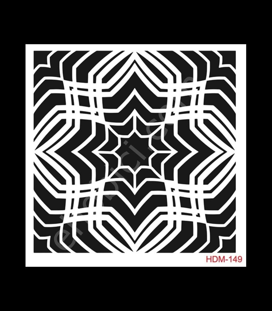 HDM149 Cadence Home Dekor Stencil 25x25