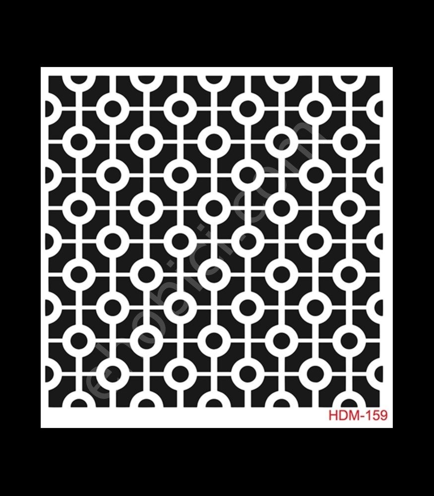 HDM159 Cadence Home Dekor Stencil 25x25