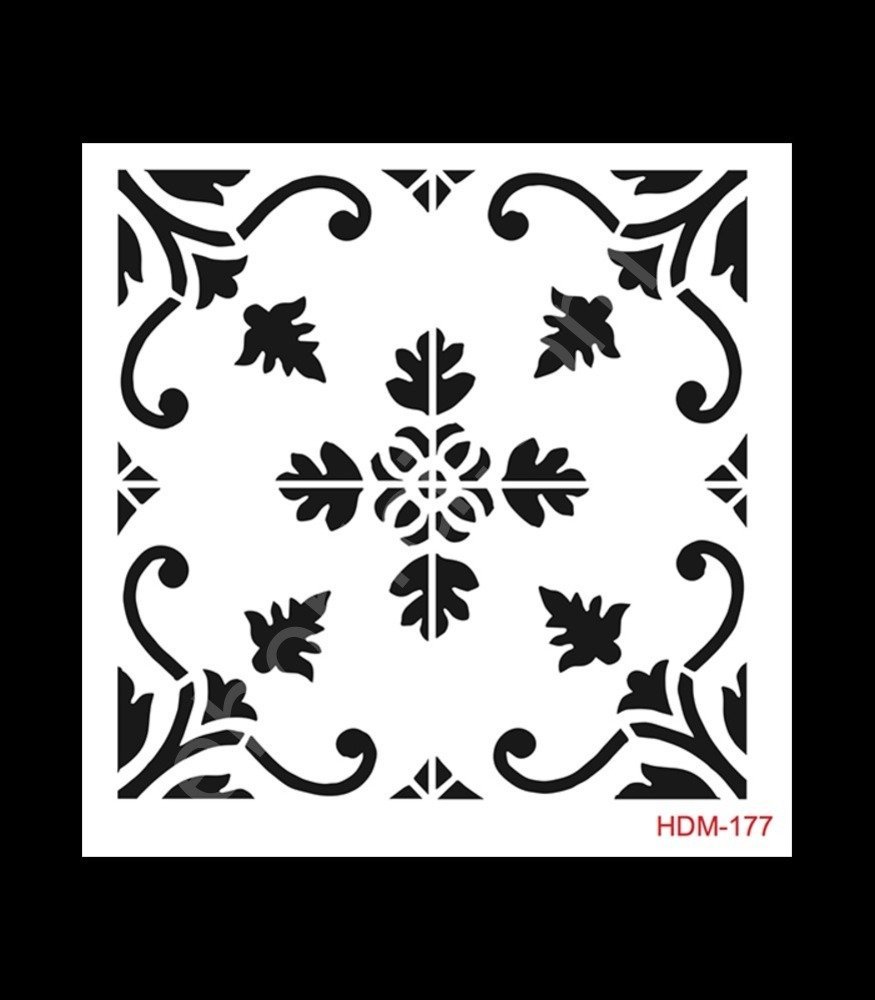 HDM177 Cadence Home Dekor Stencil 25x25