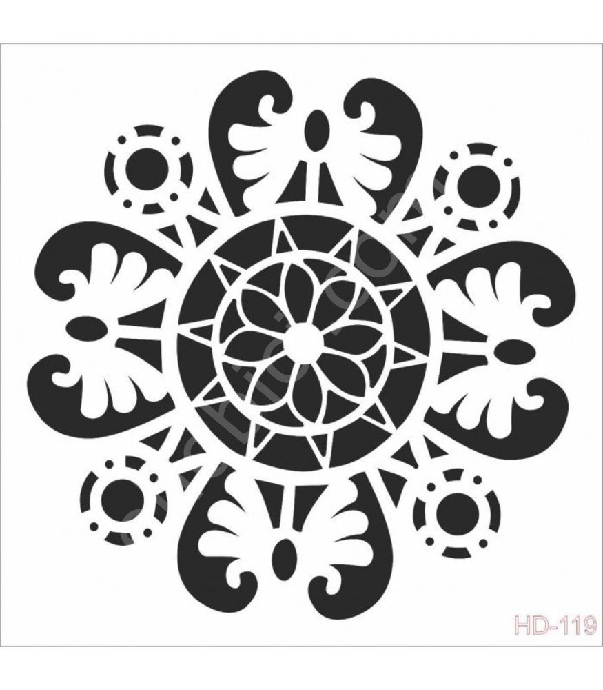 HD119 Cadence Home Dekor Stencil 45x45