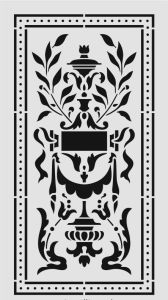 Kare ve Fayans Desenler Stencil Şablon (15x30) KA-077