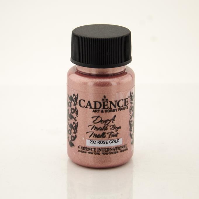 Cadence Dora Metalik Boya 202 Rose Gold 50ML