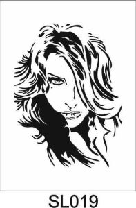 Siluet Desenler Stencil Şablon (21x30) SL-019