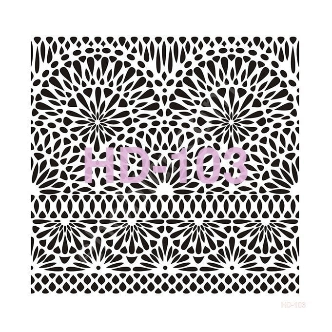 HD103 Cadence Home Dekor Stencil 45x45