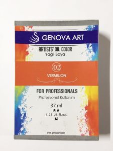 Cenova Art Profesyonel Yağlı Boya 02 Wermilion 37ml